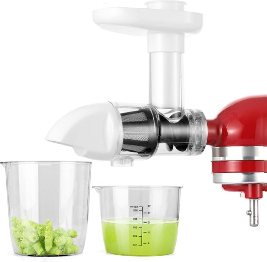 Accessoire presse-agrumes pour batteur sur socle KitchenAid - Presse-agrumes lent - Presse-agrumes - Accessoires de vêtements pour bébé presse-agrumes à mâcher pour légumes et fruits - Wit