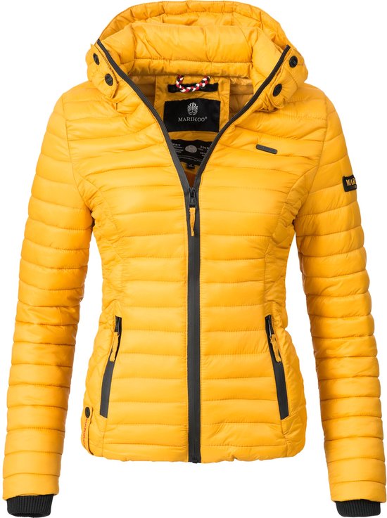 Marikoo Samtpfote Veste intermédiaire Femme - Jaune - XL