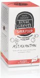 Doos met Royal Green Astaxanthine Superfood, 60 softgels. Gekweekt in een schone omgeving op Hawaii.