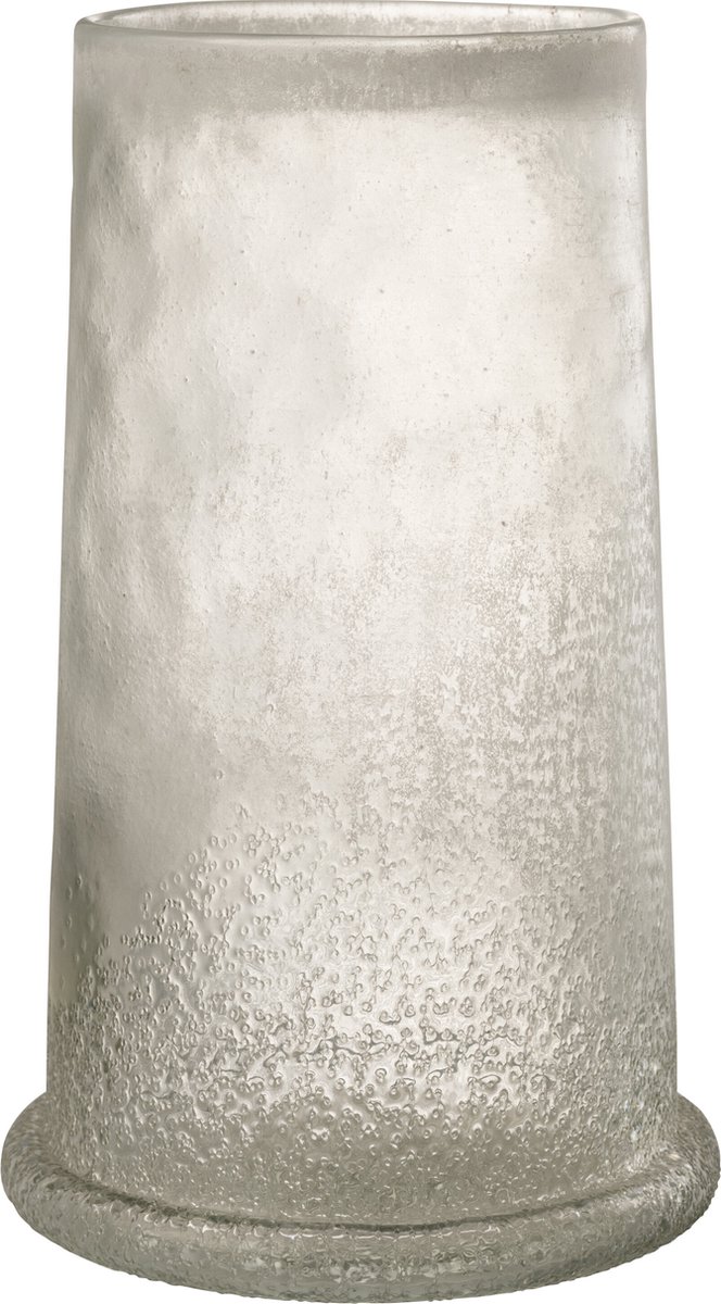 J-Line windlicht suiker - glas - wit - extra large