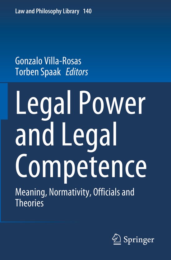 Law and Philosophy Library Legal Power and Legal Competence