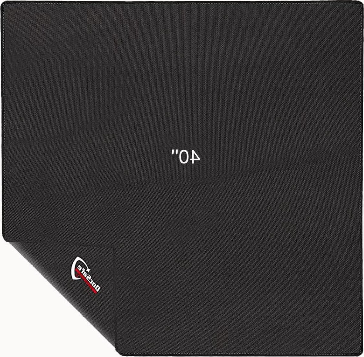 Bol.com Fire Pit Mat vuurvaste grillmat 40-inch vierkant - BBQ Splatter Protector Pad voor terras en dek - hittebestendig - wate... aanbieding