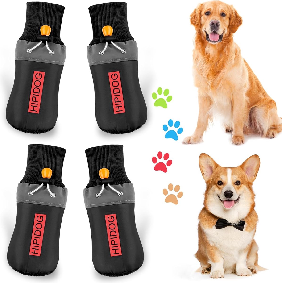 Lexium Hondenschoenen pootbeschermer - Hondenschoenen - Pootbescherming hond - Hondenschoentjes - Hondenlaarzen