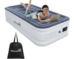 Air Mattress Self-Inflating with Integrated Electric Air Pump - Inflatable Bed for Camping and Guests