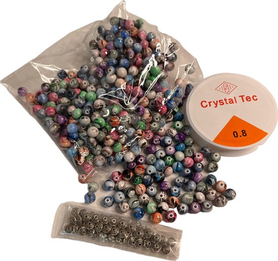 Set De Perles à Enfiler Pour Faire DIY Des Bracelets, 6000+ 3mm Beads