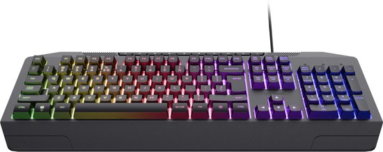 Clavier de Jeux Trust GXT 836 Evocx USB AZERTY Zwart