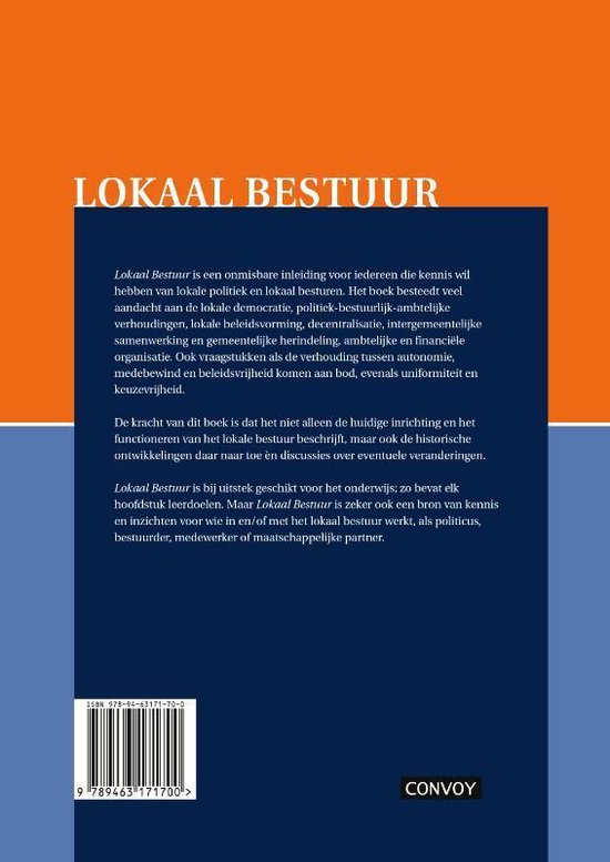 Lokaal bestuur (achtste druk) - Linze Schaap