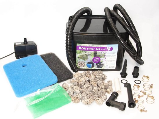 Velda Box Filter set 4000 Vijverfilter 20 L met pomp 1000 L 146037
