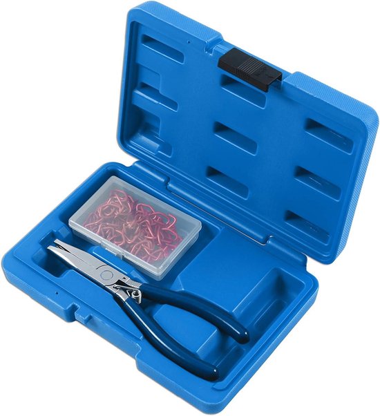 Glarks 362-teiliges Hog-Ringzangen mit Hog-Ring-Set, 360 Stück 1/2 Zoll Glarks 362-teiliges Hog-Ringzangen mit Hog-Ring-Set, 360 Stück 1/2 Zoll