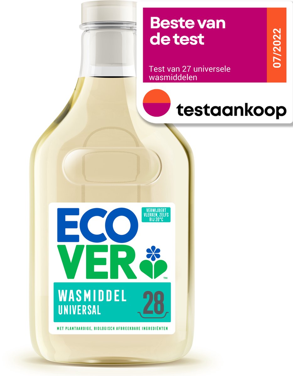 Goedkoopste Ecover Wasmiddel Universeel 1,43L - 28 Wasbeurten
