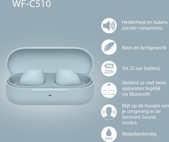 Sony WF-C510 (Blue) (3/8)