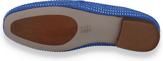 Mocassin Femme Double Coeur Blauw BLEU 39