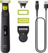Philips OneBlade Pro 360 Face + Body - Zwart - Trimmer, scheerapparaat en styler in 1 - QP6542/15