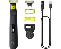 Philips OneBlade Pro 360 Face + Body - Zwart - Trimmer, scheerapparaat en styler in 1 - QP6542/15 Philips OneBlade Pro 360 Face + Body - Zwart - Trimmer, scheerapparaat en styler in 1 - QP6542/15