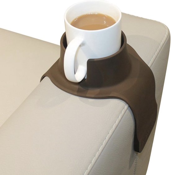 De ultieme bekerhouder voor je bank - Mocha Brown Mug holder