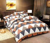 Ensemble de draps en micropercal - 2 personnes - Drap de dessus et drap de dessous - 4 pièces - Vortexa