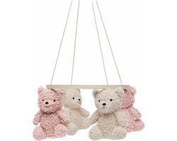 Jollein Baby mobiel Teddy Bear Wild Rose/Naturel