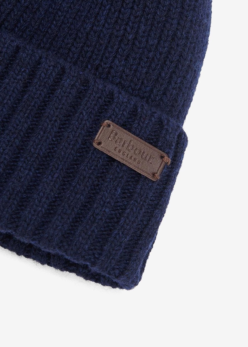 Barbour Carlton beanie hat - navy