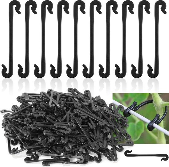 2 Pack Garden Trellis and Tomato Cages, deaunbr Plant Supports for Climbing Plants Indoor Outdoor, DIY Tomato Cage Potted Support Posts Vegetable, Rose, Beans, Pots, Black