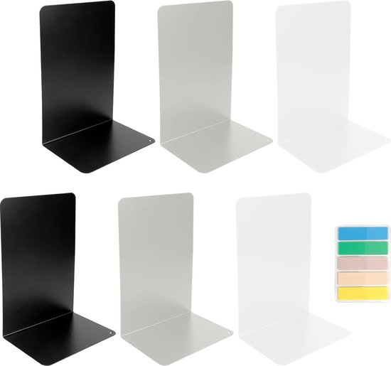 Boeksteun, boekensteunen, boekenhouder, CD kinderen, metaal, boekenhouder voor plank, ordnerhouder, dvd, onzichtbare boekenkast, boekenstopper, boekenhouder, boekenhouder, boekenhouder