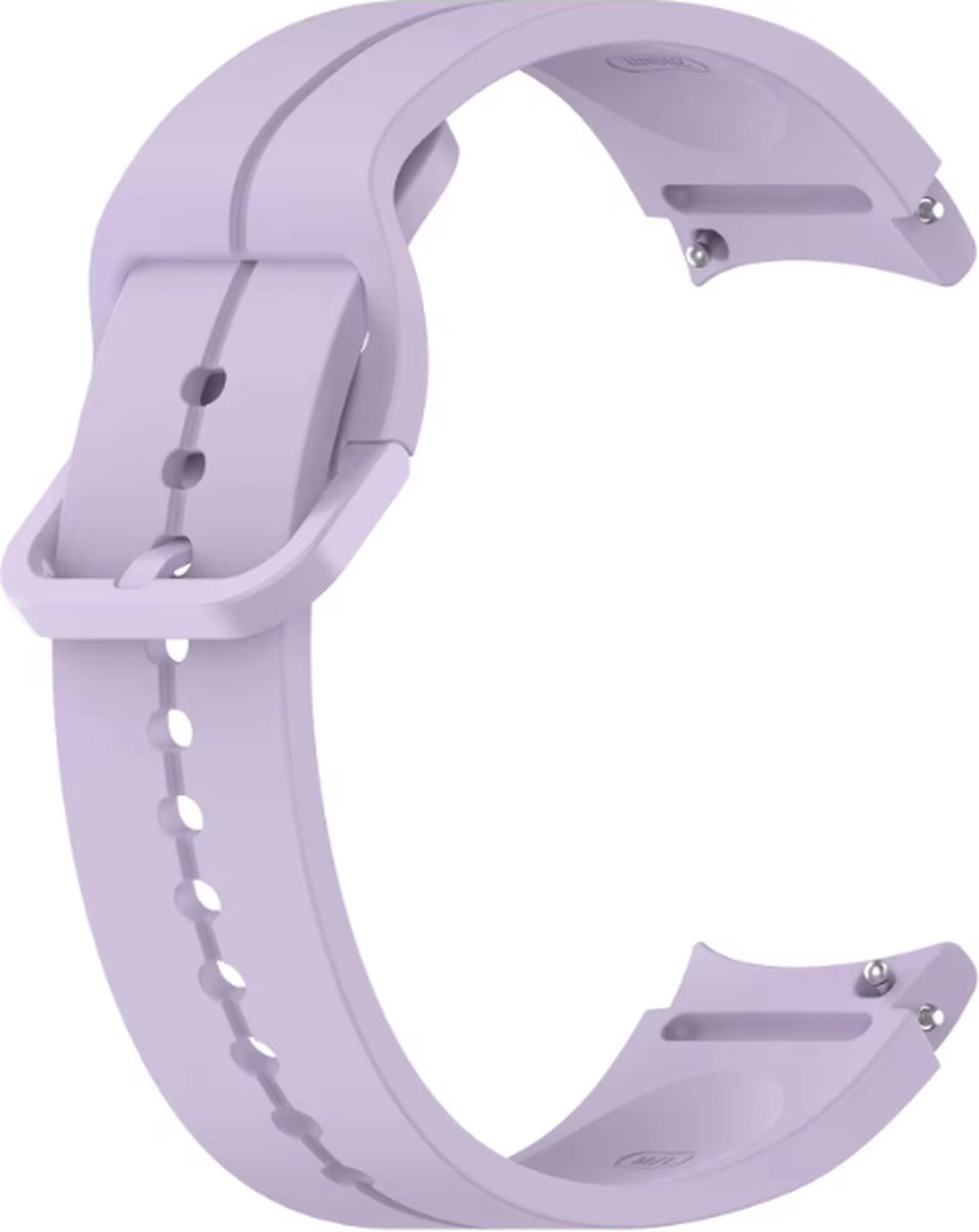 Horlogebandje voor Samsung Galaxy Watch 6 / 6 Classic / 5 40 MM & 44 MM / 5 Pro / Watch 4 & Watch 4 Classic / Watch 3 41MM – Siliconen – Paars Comfortabel & Waterbestendig