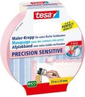 Pak Tesa Precision Sensitive schilderstape, roze, 25m x 25mm.