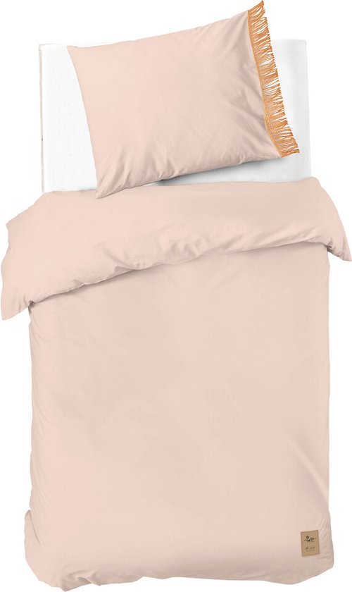 Dindi Home Dekbedovertrek Funky Frills - 140x220 - 100% katoen - Roze