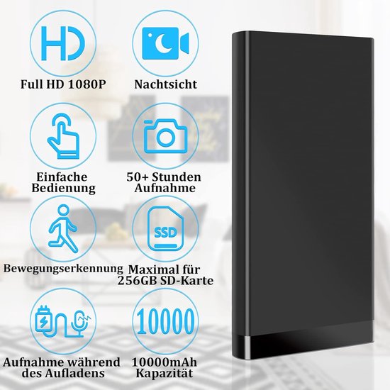 Verborgen Camera - Spionage Camera - Geheime Camera - Spy Camera - Spycamera - Spion Camera - Verborgen Mini Camera van VER — afbeelding 3