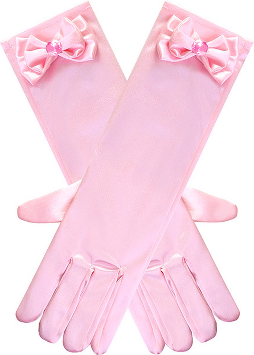 Joya Kids® Verkleedcape met Accessoires Roze | Prinsessencape | Cape Set | Unicorn | Meisje Verkleedset | Carnvalskleding Meisjes | Met Kroon, Staf, Handschoenen en Sieradenset — afbeelding 8