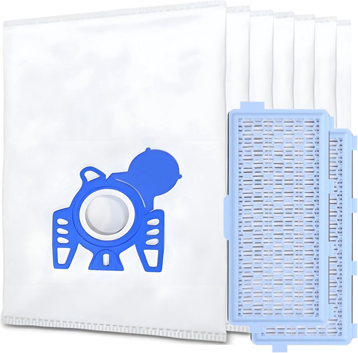 10x stofzuigerzakken & 2x filter geschikt voor Miele Classic C1, Complete C2/C3, S4, S4000, S5, S5000, S6, S6000, S8 en S8000 series (GN) SF AAC50