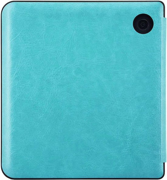 Hoesje geschikt voor Kobo Libra Colour - Book Case Premium Sleep Cover Leer Hoes met Auto/Wake Functie - Blauw van Hoesje  — afbeelding 3