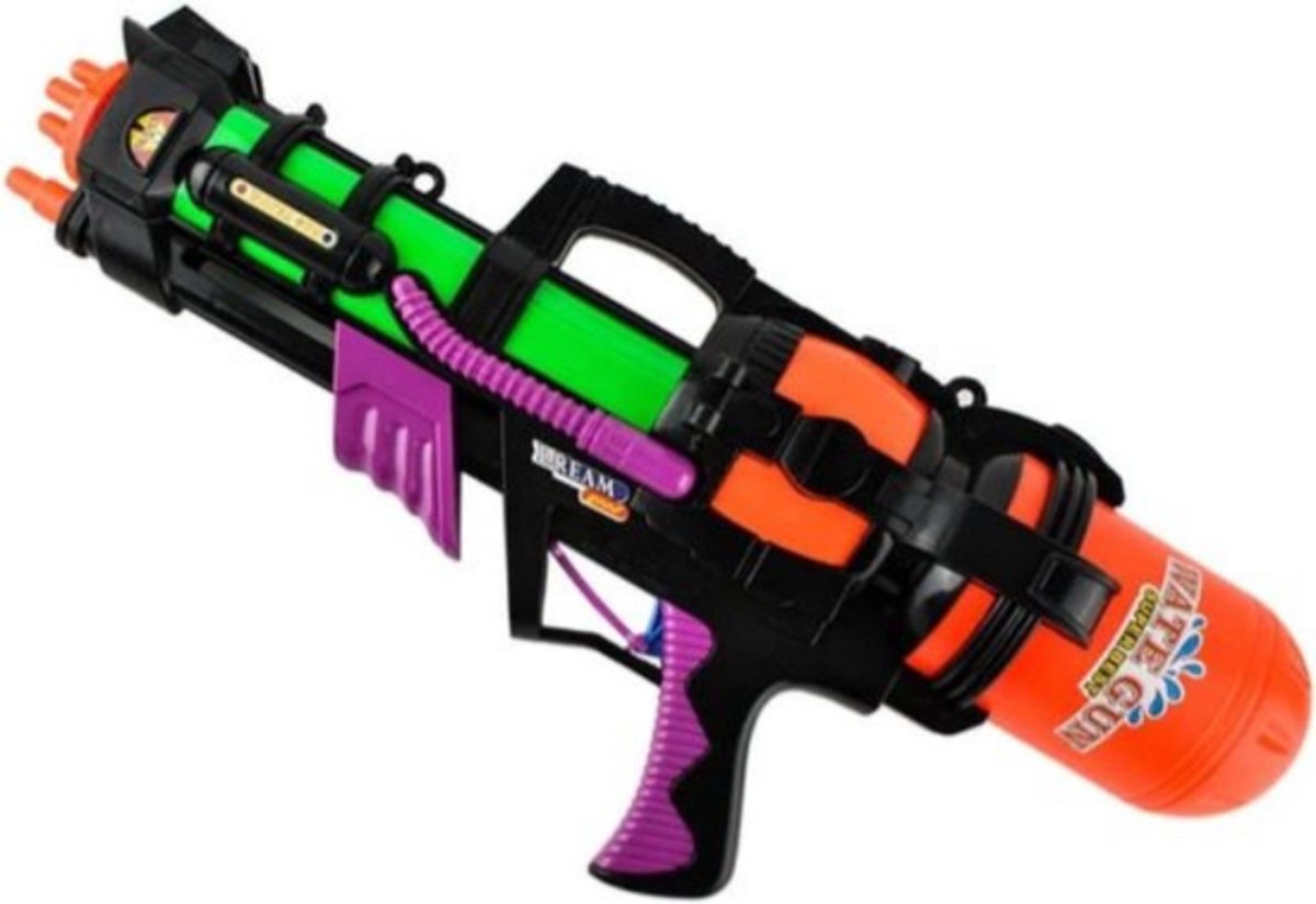 WVspecials supersoaker waterpistool 60 cm 1.25L - Buitenspeelgoed - Supersoaker Watergun Super Soaker - Watergun Fighter - Aquagun - Waterpistool Space met Pomp - Waterpistool - Super Soaker - Water Pistool - Waterpistool Jongens - Watergeweer — afbeelding 3