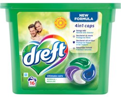 Dreft Wasmiddel Capsules Ultimate Care 16 stuks