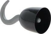 Accessoires d'habillage de crochet de pirate - speelgoed de pirate - plastique - 19 cm - crochet de capitaine pour bras/main - enfant/adulte