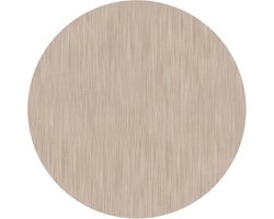 Raved Rond Tafelzeil – Linnen Look – Beige – PVC – Ø 140 cm – Afwasbaar