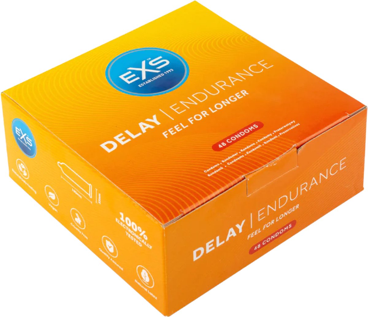 Exs Delay Condoms - Orgasme vertragende gel - 48 condooms | bol
