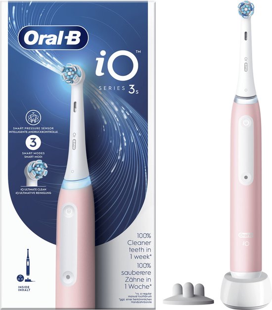 ORAL-B IO 3S ELEKTRISCHE TANDENBORSTEL roze