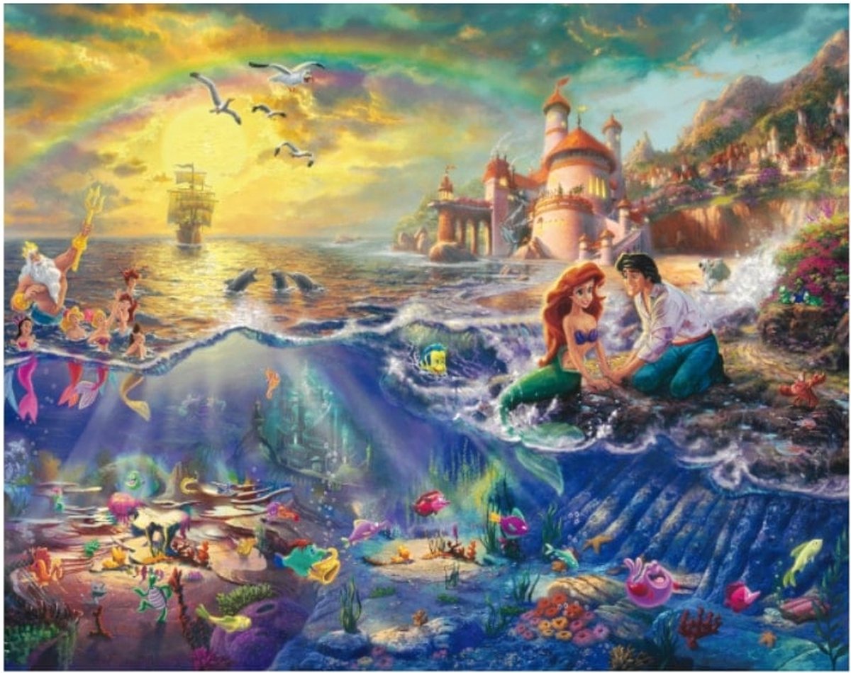 The Little Mermaid - Puzzel 1000 stukjes — afbeelding 5