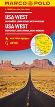Marco Polo Maps- USA West Marco Polo Map