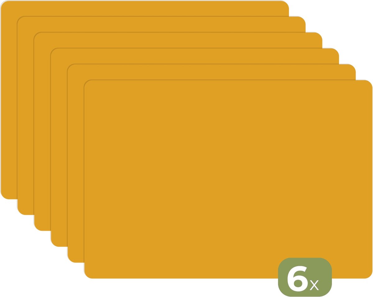 KitchenYeah© Placemats 6 stuks 45x30 cm Keuken Decoratie Placemats