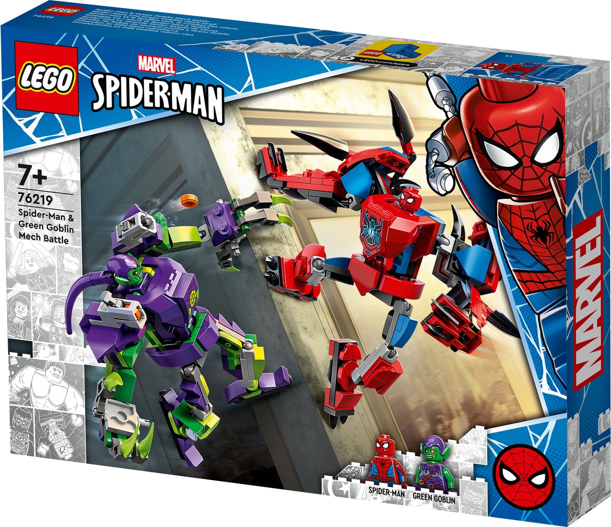Lego Marvel 76219 Spiderman & Green Goblin mechagevecht — afbeelding 16