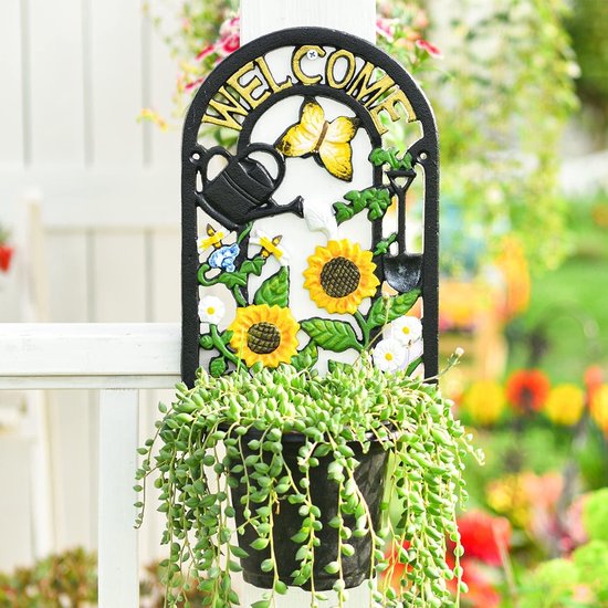 Gietijzeren Muur Plantenhouder Zware Wandgemonteerde Bloempothouder gietijzeren-muur-plantenhouder-zware-wandgemonteerde-bloempothouder
