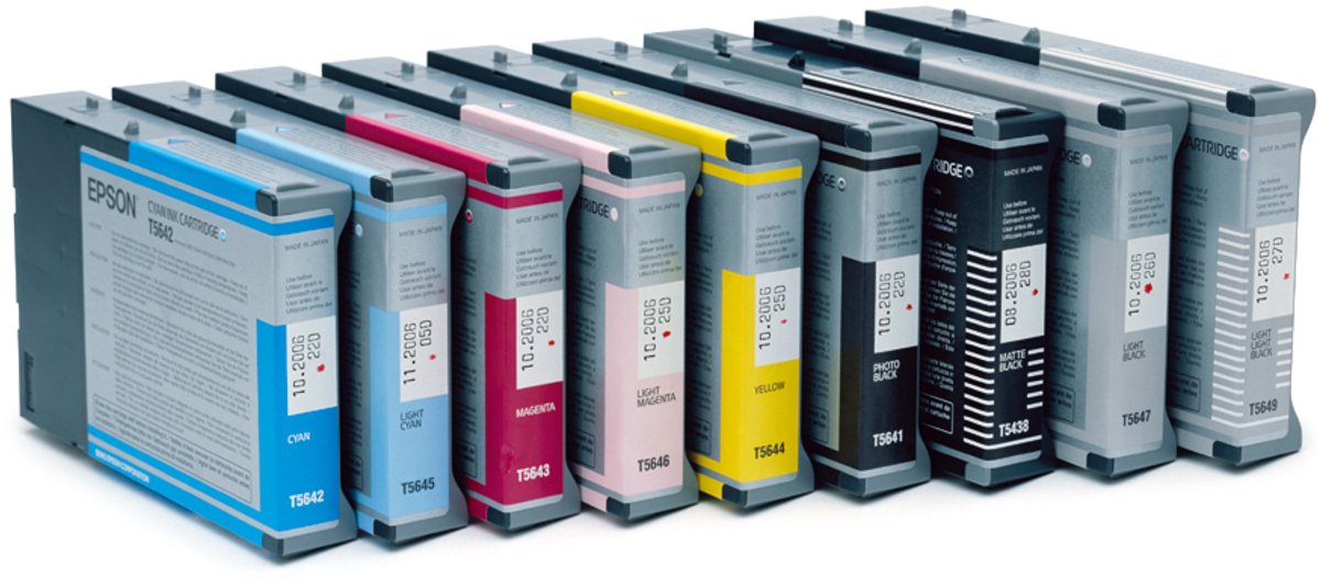 Epson - C13T543800 - T5438 - Inktcartridge zwart mat
