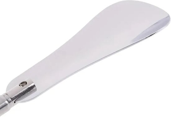 Chausse-Pied Extensible I Extracteur de Chaussure I Acier Inoxydable I Longueur Jusqu'à 75 CM I Argent/ Zwart
