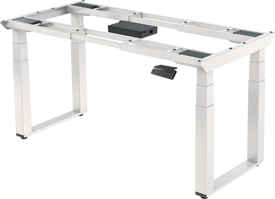 Worktrainer - OLeg Strong - Bureau Assis-Debout Électrique - Table Réglable en Hauteur - Cadre Zwart /Sans Plateau