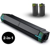 2 in 1 Soundbar PC speakers met Bluetooth 5.3 - RGB verlichting - Speakerset - Computer Speakers