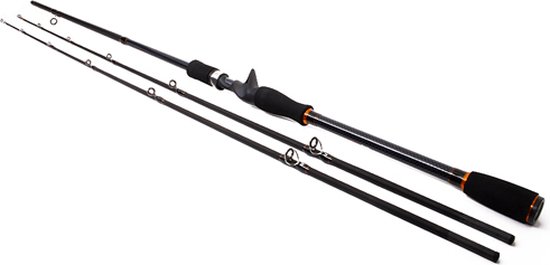 X2 Terminator Baitcaster Set - Baitcaster hengel & reel - Gevlochten Lijn - Staaldraadjes - Softbaits van Merkloos — afbeelding 5