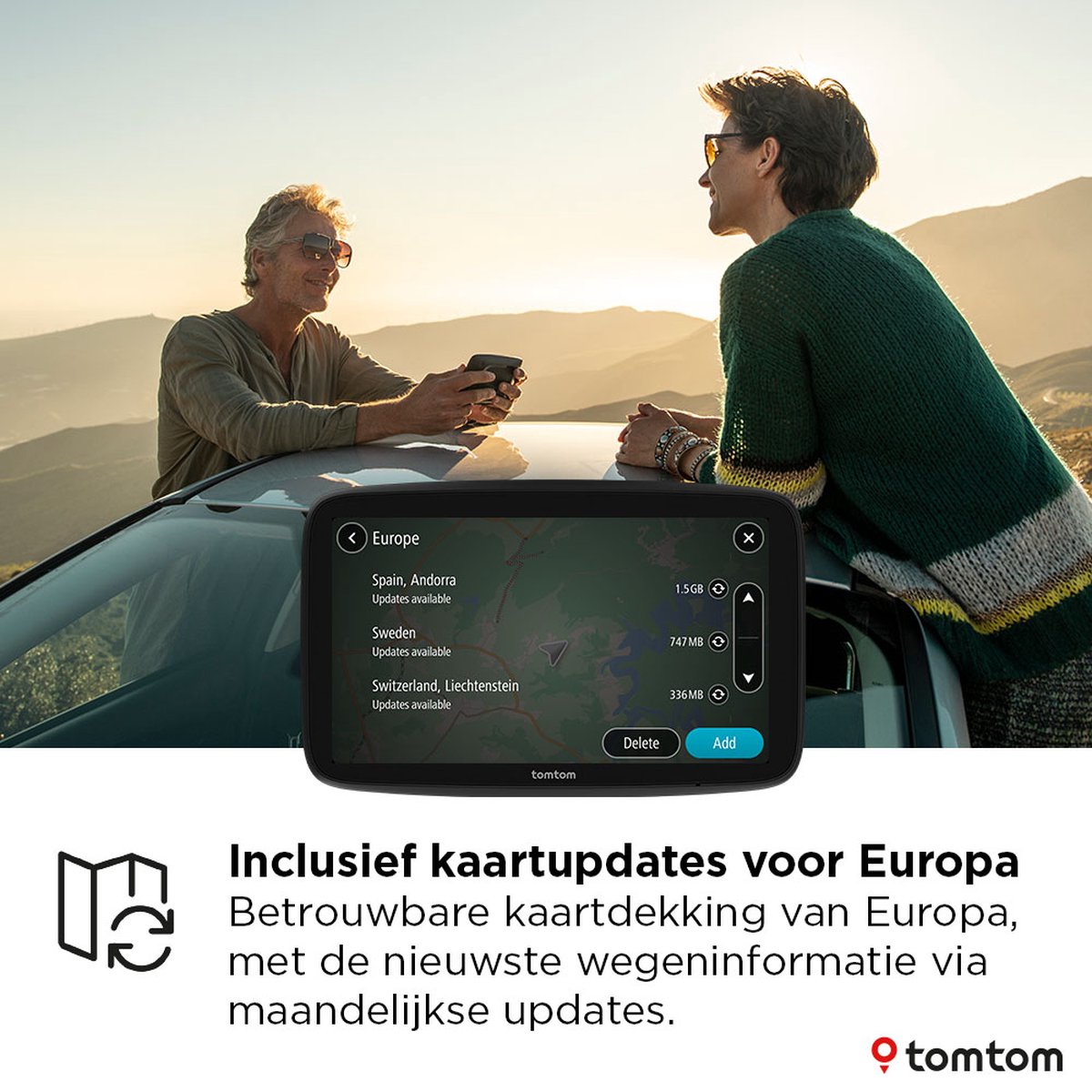 TomTom GO Classic 6 (2nd GEN) - Autonavigatie - Europa (incl. dubbele USB snellader) thumbnail 7
