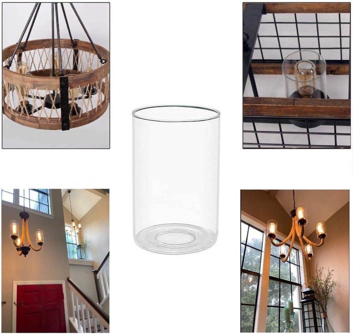 Glazen Lampenkap, Witte Bol, Industrie, Jaren 50-60