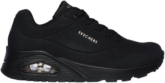 Skechers Uno - Stand On Air - Dames Sneakers - Zwart